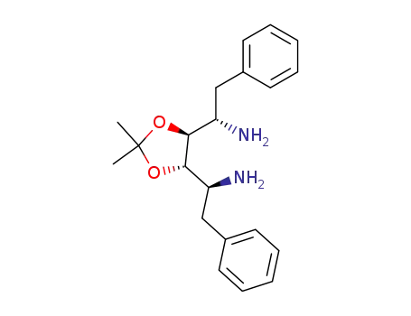 (S)-1-[(4S,5S)-5-((S)-1-Amino-2-phenyl-ethyl)-2,2-dimethyl-[1,3]dioxolan-4-yl]-2-phenyl-ethylamine