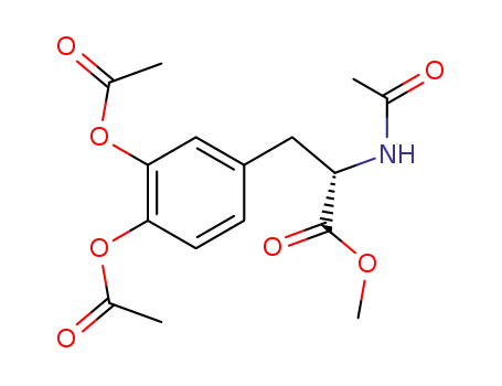 L-Tyrosine, N-acetyl-3-(acetyloxy)-, methyl ester, acetate (ester)
