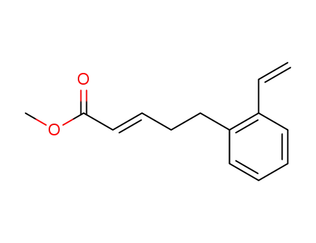 methyl (E)-5-(2-ethenylphenyl)pent-2-enoate