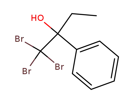 Molecular Structure of 258504-50-6 (1,1,1-Tribromo-2-phenylbutan-2-ol)
