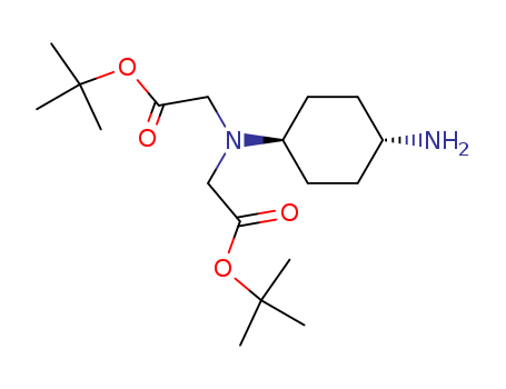 Glycine, N-(trans-4-aminocyclohexyl)-N-[2-(1,1-dimethylethoxy)-2-oxoethyl]-, 1,1-dimethylethyl ester