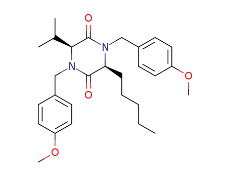 (3S,6S)-N,N'-bis(4-methoxybenzyl)-3-isopropyl-6-n-pentylpiperazine-2,5-dione