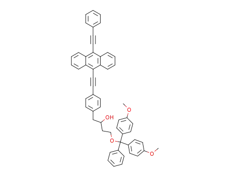 O<sup>1</sup>-(4,4'-dimethoxytrityl)-4-{4-[10-(phenylethynyl)anthracen-9-ylethynyl]phenyl}-1,3-butanediol