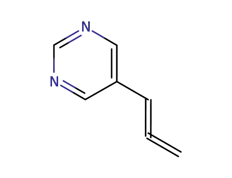 Molecular Structure of 848741-44-6 (Pyrimidine, 5-(1,2-propadienyl)- (9CI))