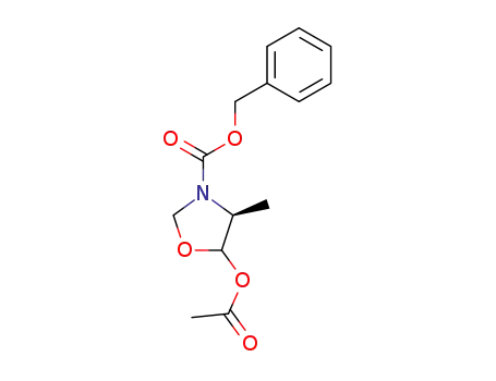 (S)-5-Acetoxy-4-methyl-oxazolidine-3-carboxylic acid benzyl ester