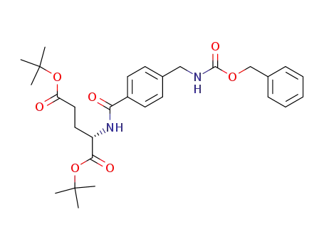 (S)-2-[4-(Benzyloxycarbonylamino-methyl)-benzoylamino]-pentanedioic acid di-tert-butyl ester