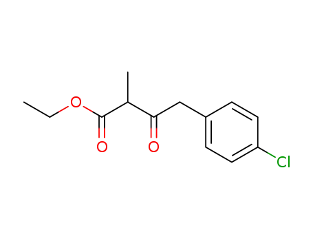 Molecular Structure of 221121-40-0 (ethyl 4-(p-chlorophenyl)-2-methyl-3-oxobutyrate)