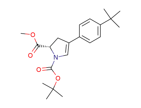 4-(4-<i>tert</i>-butyl-phenyl)-2,3-dihydro-pyrrole-1,2-dicarboxylic acid 1-<i>tert</i>-butyl ester 2-methyl ester