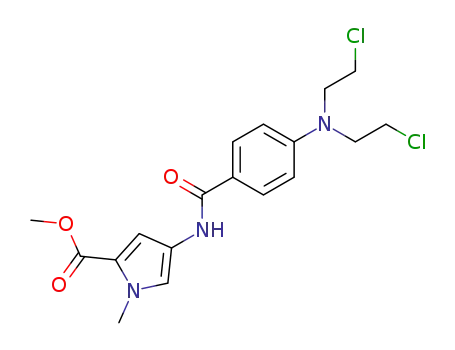 methyl 1-methyl-4-<4-bis(2-chloroethyl)aminophenylamido>pyrrole-2-carboxylate