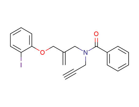 N-[2-(2-Iodo-phenoxymethyl)-allyl]-N-prop-2-ynyl-benzamide