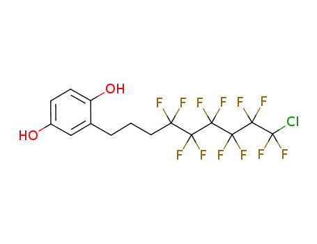 2-(9-chloro-4,4,5,5,6,6,7,7,8,8,9,9-dodecafluoro-nonyl)-benzene-1,4-diol