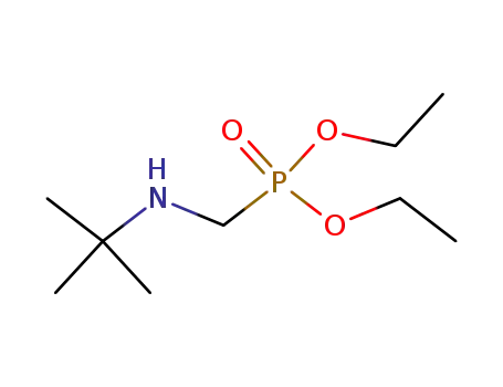 Molecular Structure of 40426-17-3 (Phosphonic acid, [[(1,1-dimethylethyl)amino]methyl]-, diethyl ester)