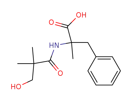 2-benzyl-2-[(3-hydroxy-2,2-dimethyl-1-oxopropyl)amino]propanoic acid
