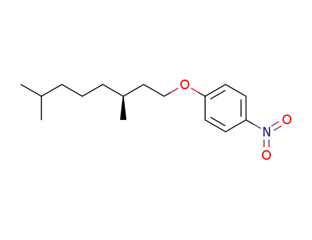 Molecular Structure of 325770-71-6 ((S)-4-(3,7-dimethyloctyloxy)nitrobenzene)