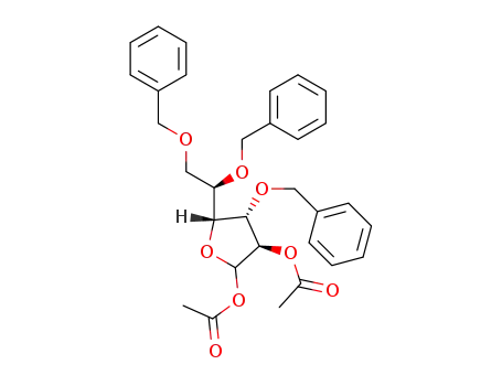1,2-Di-O-acetyl-3,5,6-tri-O-benzyl-α,β-D-glucofuranose