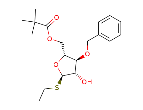 ethyl 3-O-benzyl-5-O-pivaloyl-1-thio-α-D-arabinofuranoside