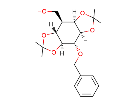 1D-6-O-benzyl-3-deoxy-6-(hydroxymethyl)-1,2:4,5-di-O-isopropylidene-chiro-inositol