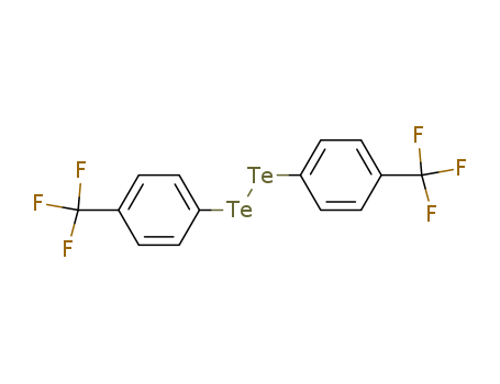 Molecular Structure of 129083-39-2 (Benzene, 1,1'-ditellurobis[4-(trifluoromethyl)-)