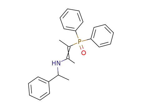 1-methyl-2-N-(1-(+/-)-phenylethylamino)prop-1-enyldiphenylphosphine oxide