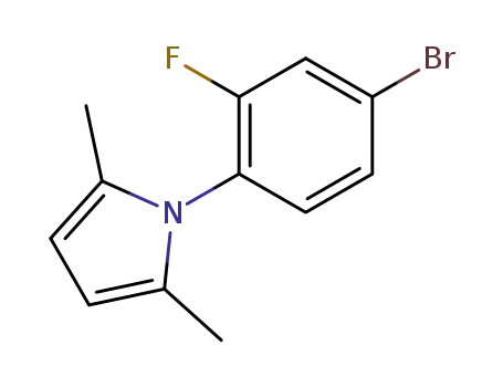 1-(2-fluoro-4-bromophenyl)-2,5-dimethyl-1H-pyrrole