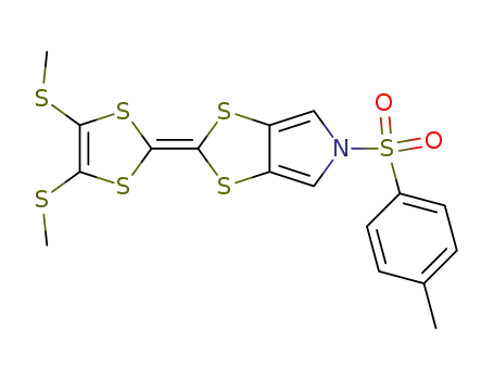 2-[4,5-bis(methylthio)-1,3-dithiole-2-ylidene]-N-tosyl-(1,3)-dithiolo[4,5-c]pyrrole