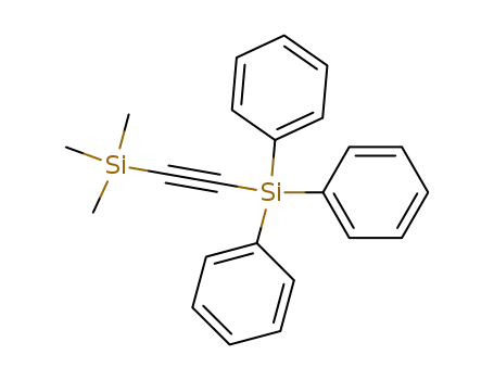Molecular Structure of 17146-53-1 (1-trimethylsilyl-2-triphenylsilylacetylene)