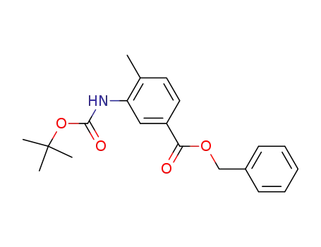 benzyl 3-[(tert-butyloxycarbonyl)amino]-4-methylbenzoate