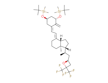 1α,3β-bis[(t-butyldimethylsilyl)oxy]-23(S),25-epoxy-26,26,26,27,27,27-hexafluoro-9,10-secocholesta-5(Z),7(E),10(19)-triene