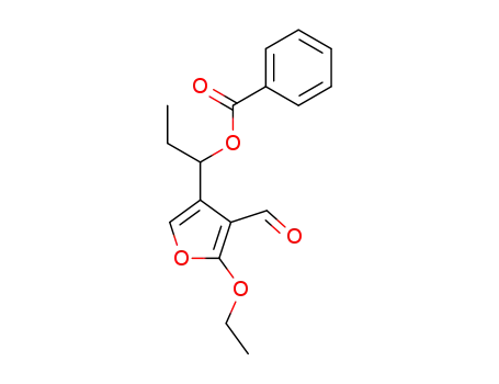 5-ethoxy-4-formyl-3-(1-phenylcarbonyloxypropyl)furan