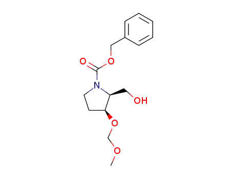 (2R,3S)-N-benzoxycarbonyl-3-hydroxymethyl-3-methoxymethyloxypyrrolidine