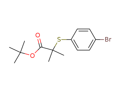 tert-butyl 2-(4-bromophenylthio)-2-methylpropanoate