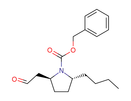 (2R,5S)-2-Butyl-5-(2-oxo-ethyl)-pyrrolidine-1-carboxylic acid benzyl ester