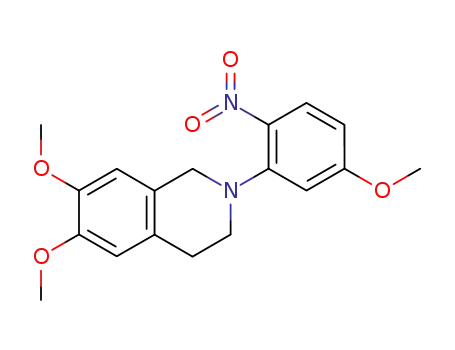 6,7-dimethoxy-N-(5-methoxy-2-nitrophenyl)-1,2,3,4-tetrahydroisoquinoline