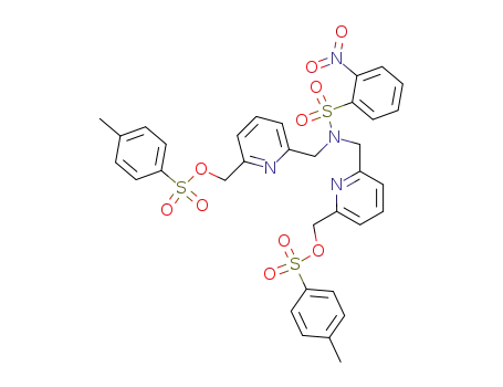 N,N-bis{[6-(p-tosyloxymethyl)pyridin-2-yl]methyl}-2-nitrobenzenesulfonamide