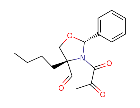 (2R,4S)-4-Butyl-3-(2-oxo-propionyl)-2-phenyl-oxazolidine-4-carbaldehyde