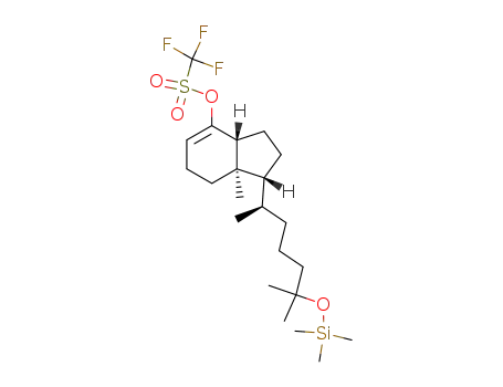 25-trimethylsilyloxy-de-A,B-cholest-8-en-8-yl trifluoromethanesulfonate