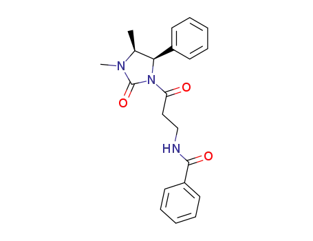 (4R,5S)-1,5-Dimethyl-3-[(3'-N-benzoylamino)propanoyl]-4-phenylimidazolidin-2-one