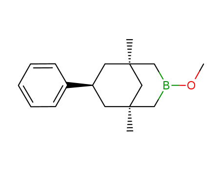 Molecular Structure of 254977-45-2 (3-methoxy-7α-phenyl-1,5-dimethyl-3-borabicyclo[3.3.1]nonane)