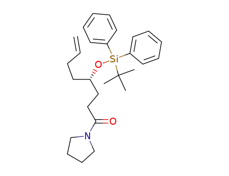 4-(<i>tert</i>-butyl-diphenyl-silanyloxy)-1-pyrrolidin-1-yl-oct-7-en-1-one