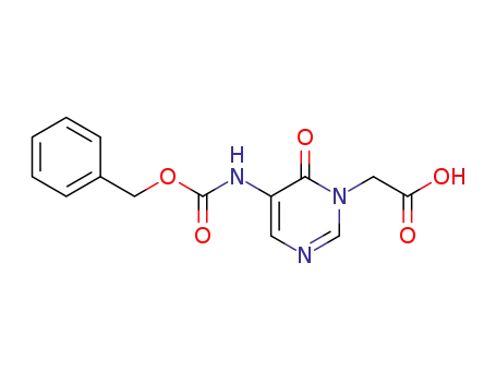 (5-benzyloxycarbonylamino-6-oxo-1,6-dihydro-1-pyrimidinyl)acetic acid