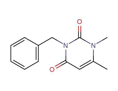 2,4(1H,3H)-Pyrimidinedione, 1,6-dimethyl-3-(phenylmethyl)-