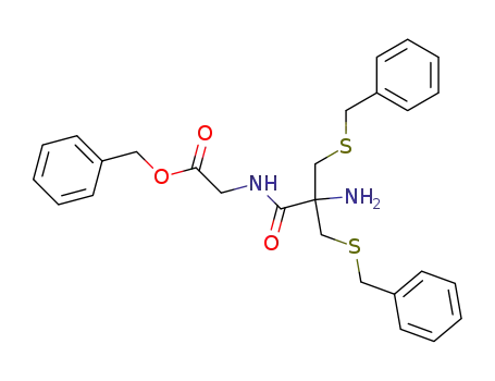 (2-amino-3-benzylsulfanyl-2-benzylsulfanylmethyl-propionylamino)-acetic acid benzyl ester