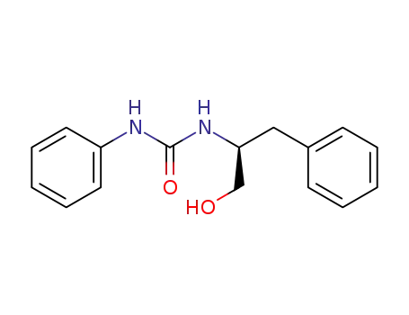Molecular Structure of 223600-53-1 (Urea, N-[(1S)-1-(hydroxymethyl)-2-phenylethyl]-N'-phenyl-)