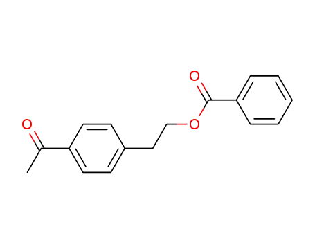Molecular Structure of 179459-56-4 (Ethanone, 1-[4-[2-(benzoyloxy)ethyl]phenyl]-)