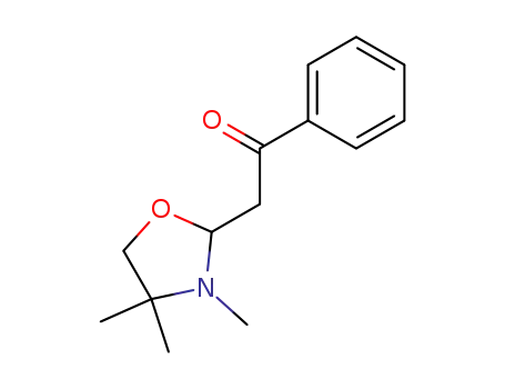 Ethanone, 1-phenyl-2-(3,4,4-trimethyl-2-oxazolidinyl)-