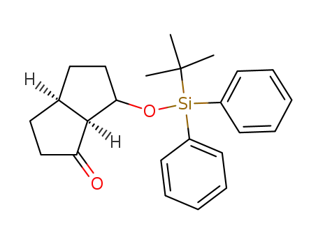 (3aR,6aS)-6-(tert-Butyl-diphenyl-silanyloxy)-hexahydro-pentalen-1-one