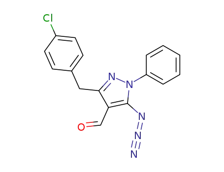 5-azido-4-formyl-3-(4-chlorobenzyl)-1-phenylpyrazole