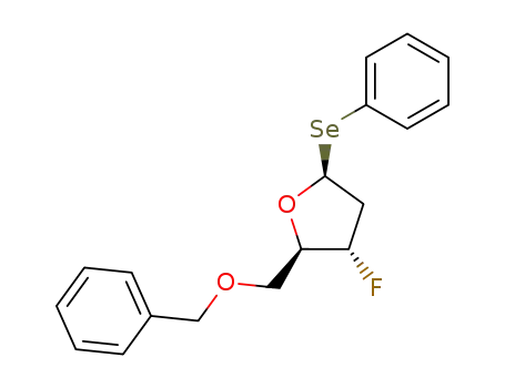 phenyl 5-O-benzyl-1,2,3-trideoxy-3-fluoro-1-seleno-β-D-erythro-pentofuranoside