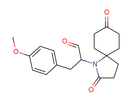 (S)-2-(2,8-Dioxo-1-aza-spiro[4.5]dec-1-yl)-3-(4-methoxy-phenyl)-propionaldehyde