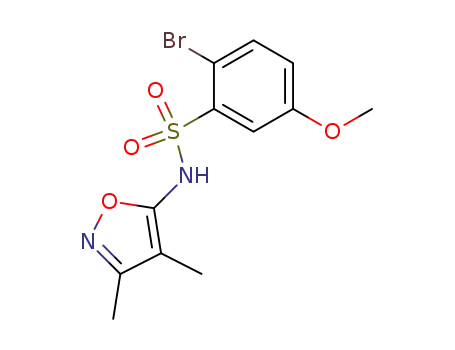 2-Bromo-N-(3,4-dimethyl-5-isoxazolyl)-5-methoxybenzenesulfonamide